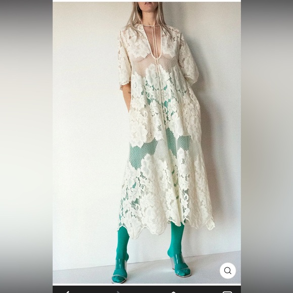 MR. LARKIN LOLA Dress Elegant | Creamy Lace Maxi Dress - Picture 11 of 15